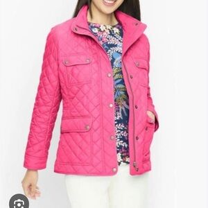Talbots Women's Pink Quilted Jacket